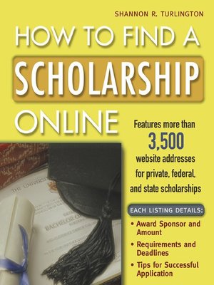 How to Find a Scholarship Online - ebook